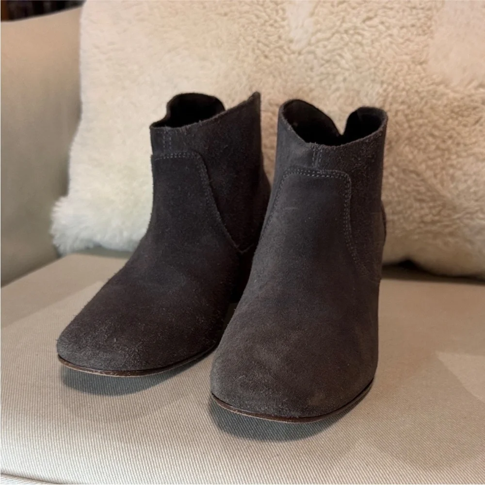H by Halston Gray Ankle Booties
